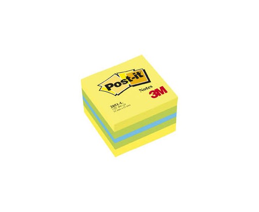 Samolepicí bločky Post-it minikostky - citronová / 400 lístků 3M