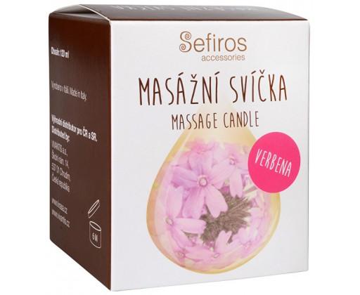 Sefiros Masážní svíčka Verbena (Massage Candle)  120 ml Sefiros