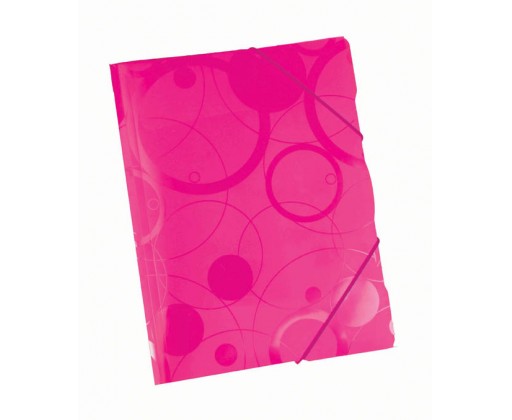 Spisové desky A4 s gumou NeoColori - růžová Karton P+P