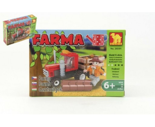 Stavebnice Dromader Farma 28301 93ks v krabici 18