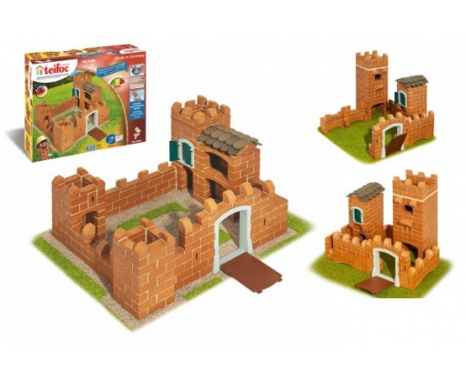 Stavebnice Teifoc Rytířský hrad II 435ks v krabici 43x33x11cm Směr