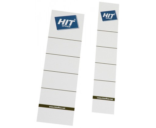 Štítky na pořadače zasunovací - pro pořadač šíře 50 mm / 10 ks Hit Office