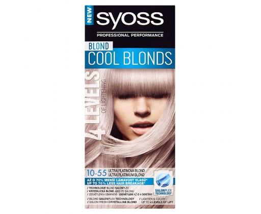 Syoss Blond Cool Blonds barva na vlasy  Ultra Platinová Blond 10-55