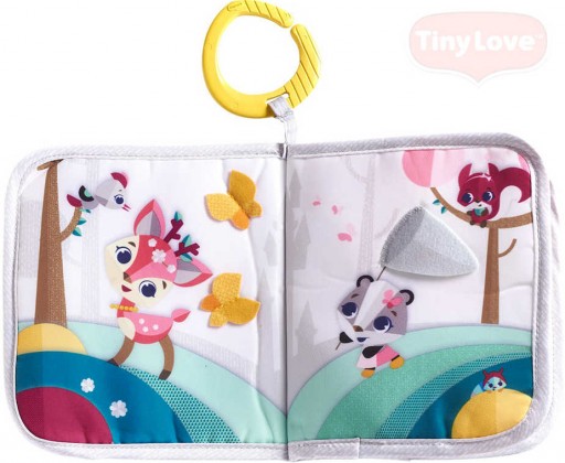 TINY LOVE Baby závěsná knížka se zvířátky Tiny Princess Tales pro miminko Tiny Love