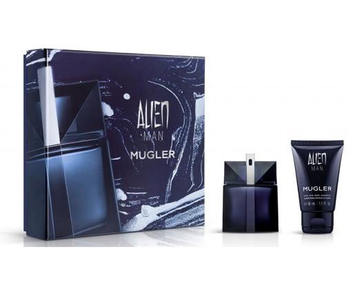 Thierry Mugler Alien Man - EDT 50 ml + tělový a vlasový šampon 50 ml Thierry Mugler