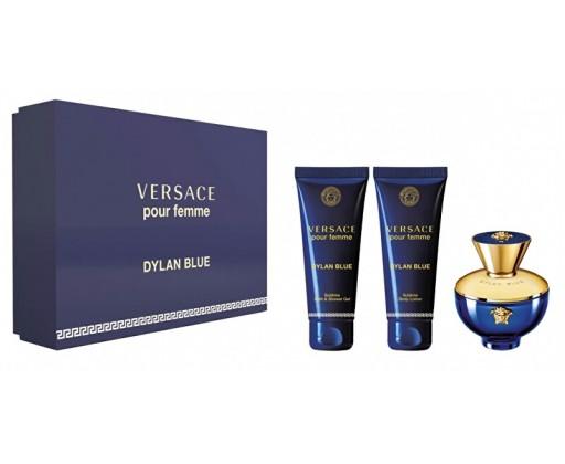 Versace Pour Femme Dylan Blue - EDP 50 ml + sprchový gel 50 ml + tělové mléko 50 ml Versace