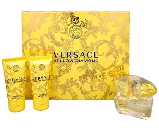 Versace Yellow Diamond - EDT 50 ml + tělové mléko 50 ml + sprchový gel 50 ml Versace