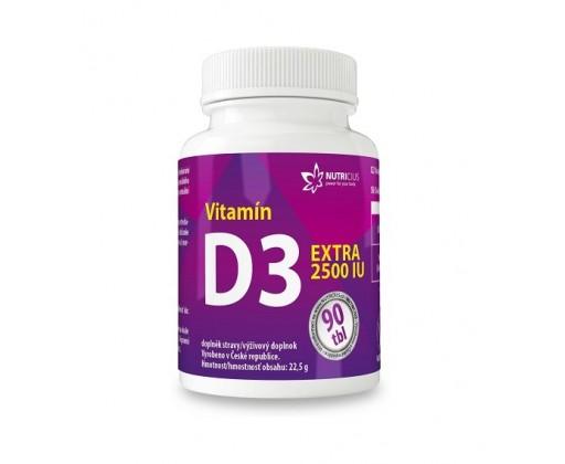 Vitamín D3 EXTRA 2500 IU 90 tablet Nutricius