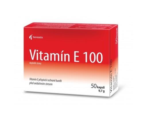 Vitamín E 100 50 kapslí Noventis