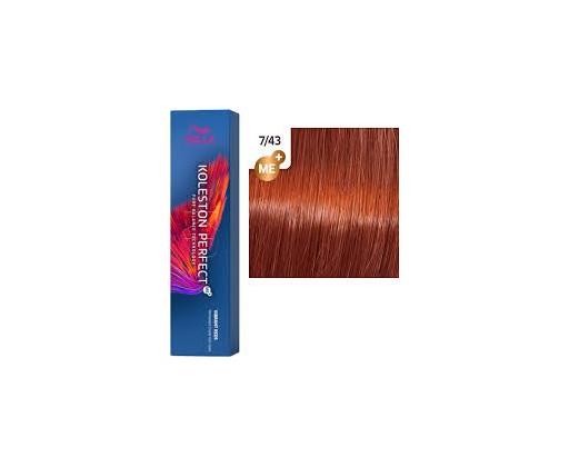 Wella Professionals Permanentní barva na vlasy Koleston Perfect ME™ Vibrant Reds 7/43 60 ml Wella Professionals