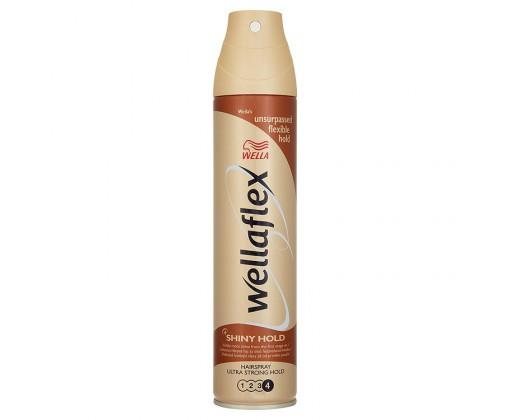 Wella Wellaflex Shiny hold lak na vlasy pro ultra silné zpevnění  250 ml Wellaflex