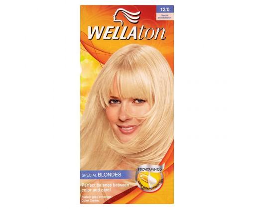 Wella Wellaton 12/0 speciální přírodní blond - permanentní krémová barva na vlasy Wellaton