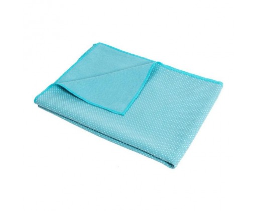 YOGA Antislip ručník P2I 170x60 cm modrý Pure2Improve