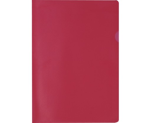 Zakládací obal A4 barevný - tvar L / červená / 100 ks Herlitz