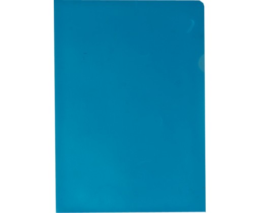 Zakládací obal A4 barevný - tvar L / modrá / 100 ks Herlitz