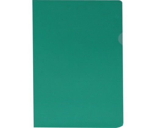 Zakládací obal A4 barevný - tvar L / zelená / 100 ks Herlitz