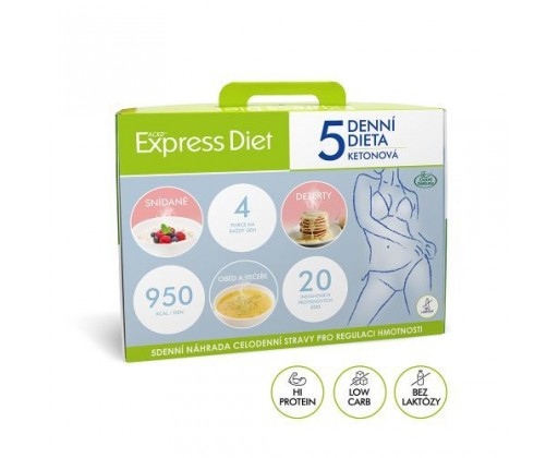 5denní proteinová ketonová dieta na hubnutí Express Diet 20×59 g – nová receptura bez laktózy Good Nature