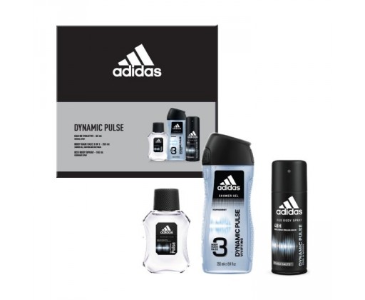 Adidas Dynamic Pulse dárková sada pro muže  3 ks Adidas