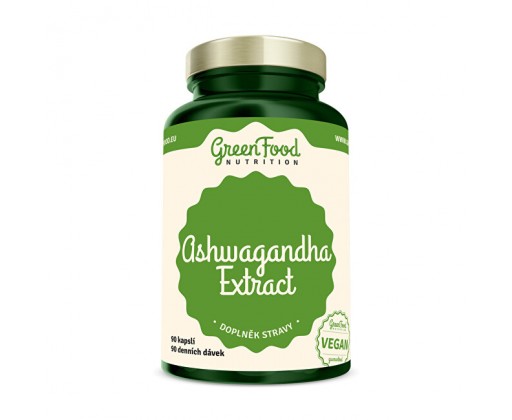 Ashwagandha Extract 90 kapslí GreenFood Nutrition