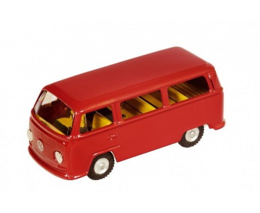 Auto VW mikrobus T2 červený kov 12cm v krabičce Kovap Kovap