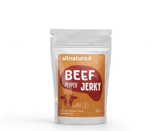 BEEF Pepper Jerky 25 g Allnature