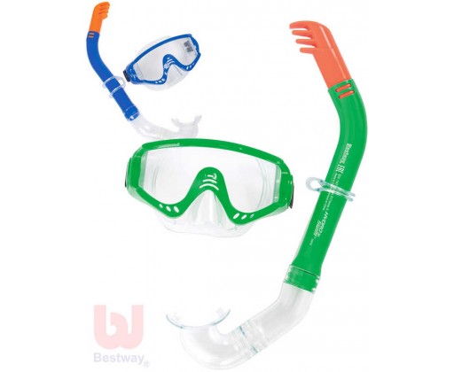 BESTWAY Set brýle potapěčské + šnorchl Secret Bay do vody 24020 Bestway