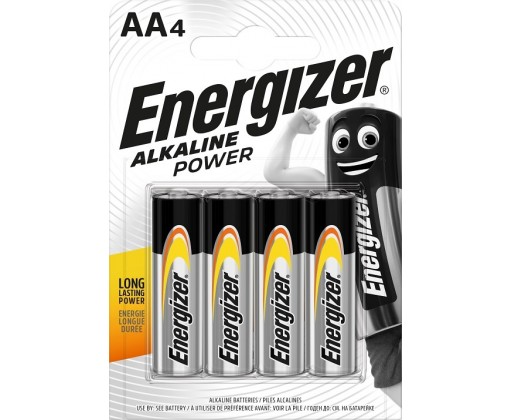 Baterie Energizer alkalické - baterie tužková AA / 4 ks Energizer