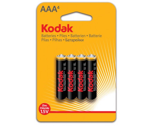 Baterie Kodak - baterie mikrotužková AAA / 4ks Kodak