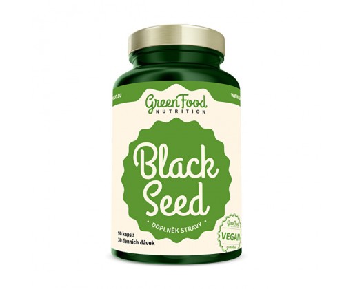 Black Seed - Černý kmín 90 kapslí GreenFood Nutrition