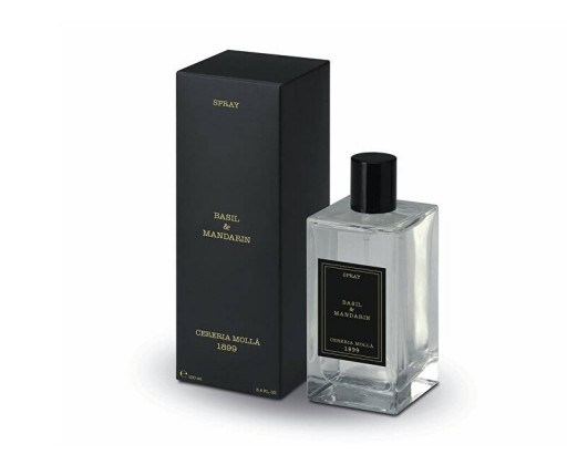 Bytový parfém ve spreji Basil & Mandarin (Spray) 100 ml Cereria Mollá