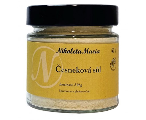 Česneková sůl 230 g Nikoleta-Maria