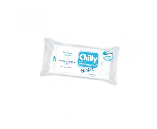 Chilly Intima Antibacterial intimní ubrousky 12 ks / balení Chilly
