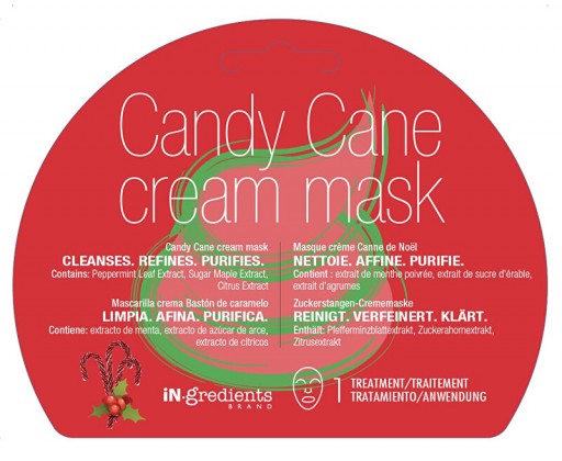Čisticí krémová pleťová maska Candy Cane (Cream Mask) 1 ks masqueBAR