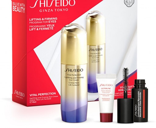 Dárková sada pleťové a dekorativní kosmetiky na oči Lifting & Firming Program for Eyes Shiseido