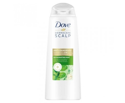 Dove DermaCare Scalp šampon na vlasy proti lupům Invigorating Mint 2v1 400 ml Dove