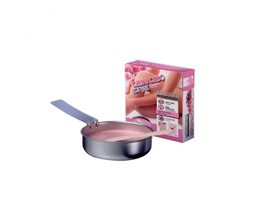Epilační vosk s pánvičkou Cera A Caldo Pink (Hot Wax) 120 g Arcocere