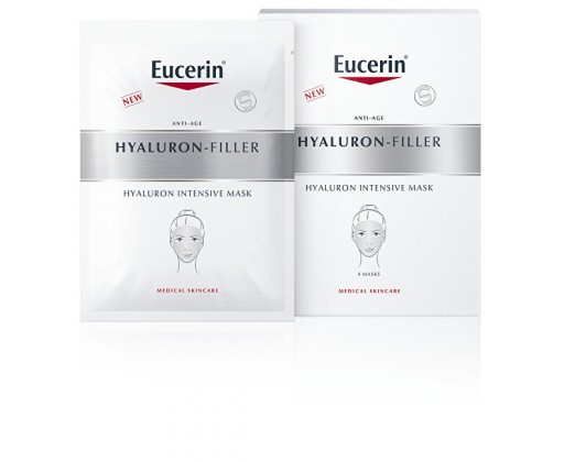 Eucerin Hyaluronová intenzivní maska Hyaluron-Filler  4 ks/bal. Eucerin