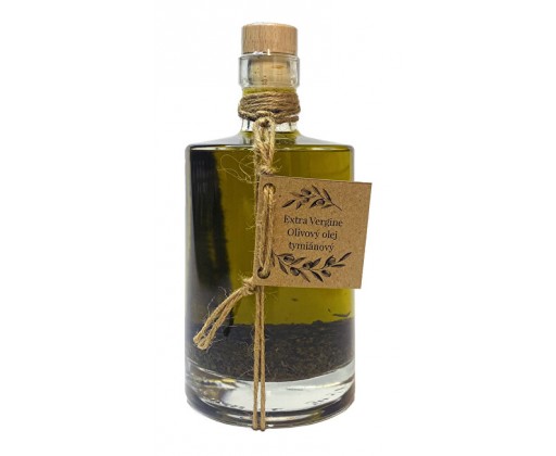 Extra Vergine olivový olej s tymiánem 500 ml Nikoleta-Maria
