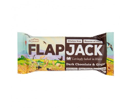Flapjack ovesný čokoláda se zázvorem bezlepkový 80 g Wholebake