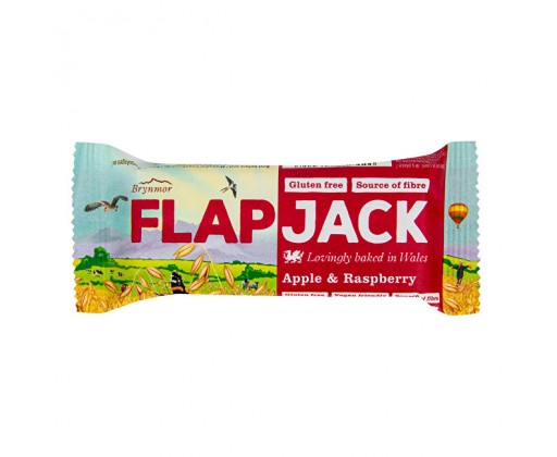 Flapjack ovesný malina-jablečná šťáva bezlepkový 80 g Wholebake