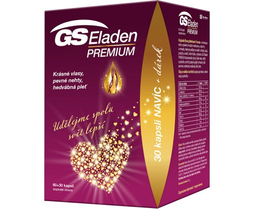 GS Eladen Premium 60+30 kapslí DÁREK 2021 Green-Swan