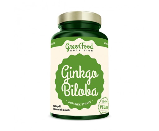 Ginkgo biloba 60 kapslí GF GreenFood Nutrition