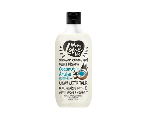 Hydratační sprchový gel Bio MonoLove Kokos-Aruba (Shower Cream Gel) 300 ml BISOU