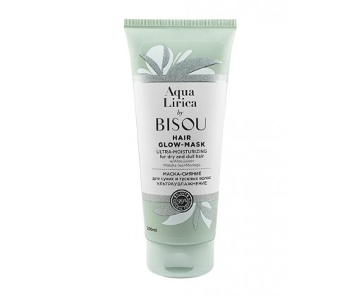 Hydratační zářivá maska Aqua Lirica pro suché a unavené vlasy (Hair Glow Mask) 200 ml BISOU
