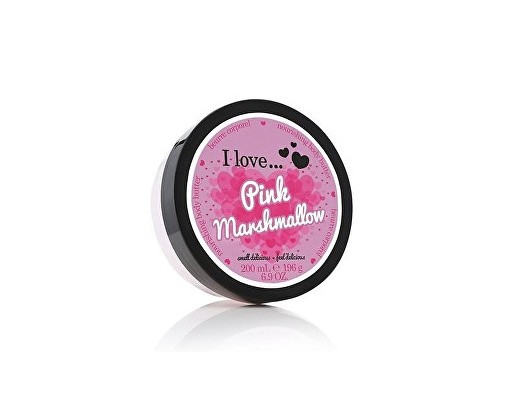 I Love Pink Marshmallow vyživující tělové máslo s vůní růžového marshmalow  200 ml I Love