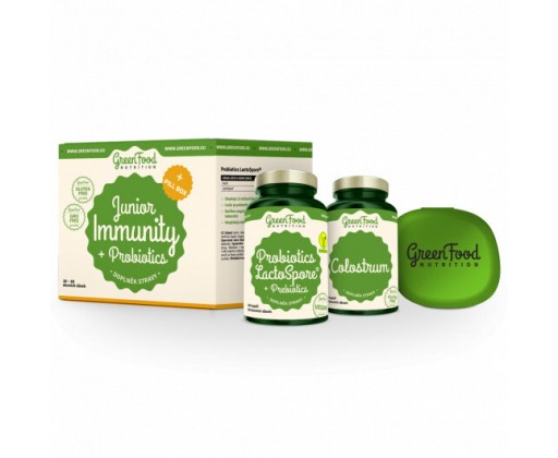 Junior Immunity & Prebiotics + PillBox 100 g GreenFood Nutrition