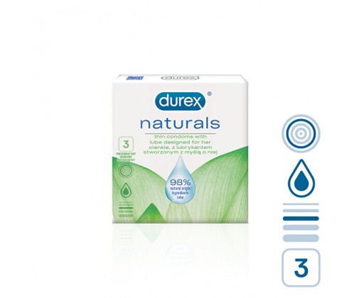Kondomy Naturals 10 ks Durex