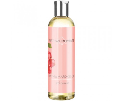Koupelový a masážní olej Natural Moments Red Currant (Bath & Massage Oil) 250 ml Organique