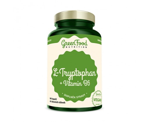 L-Tryptophan 90 kapslí GreenFood Nutrition