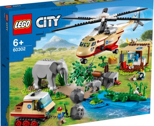 LEGO CITY Záchranná operace v divočině 60302 STAVEBNICE Lego